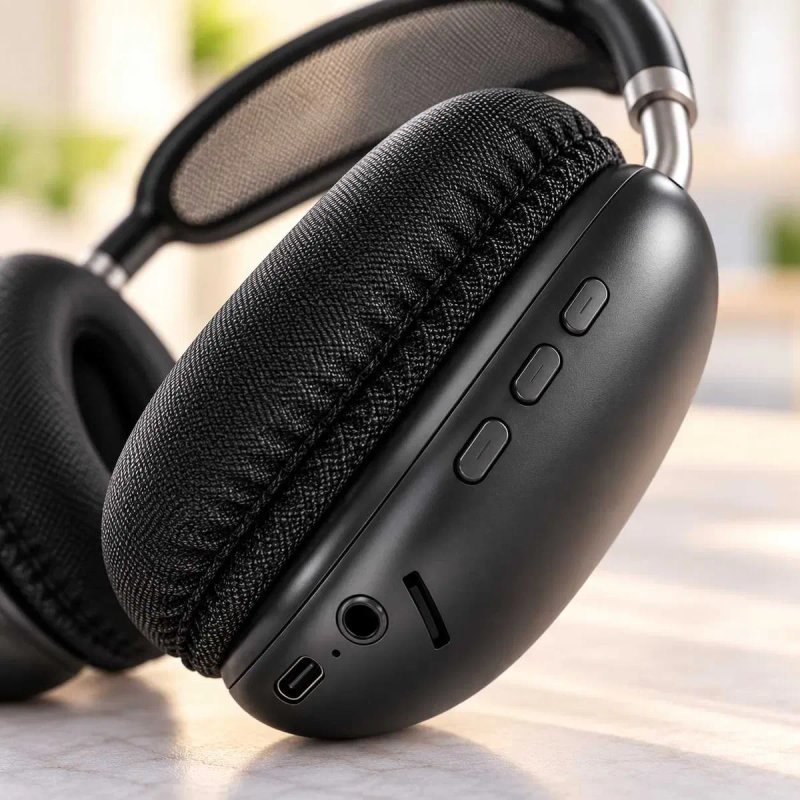 Беспроводные наушники BOROFONE Bluetooth 5.4 до 90 часов полноразмерные блютуз наушники с MP3 плеером microSD AUX 800mAh для телефона ноутбука — фото 5