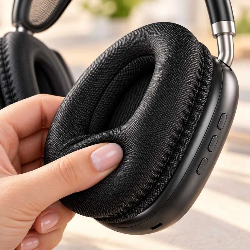 Беспроводные наушники BOROFONE Bluetooth 5.4 до 90 часов полноразмерные блютуз наушники с MP3 плеером microSD AUX 800mAh для телефона ноутбука — фото 6