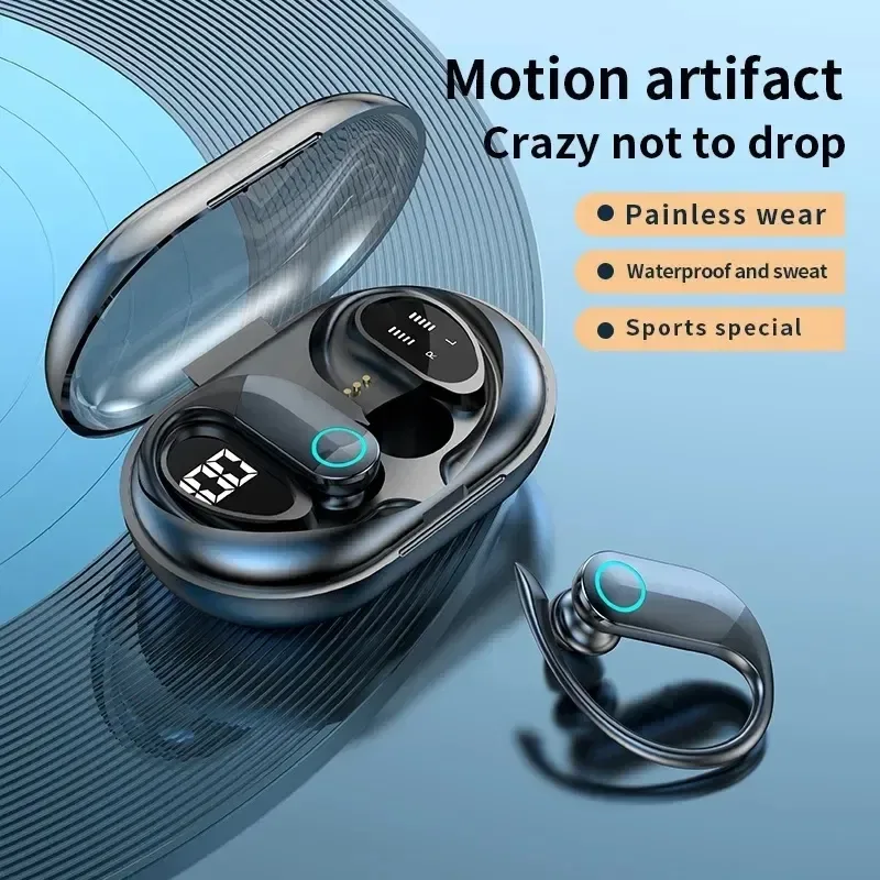 Бездротові спортивні Stereo навушники bluetooth 5.3, WiGa Т37 вакуумні, якісний звук Hi-Fi, зручні легенькі, спортивные наушники  блютуз — фото 4