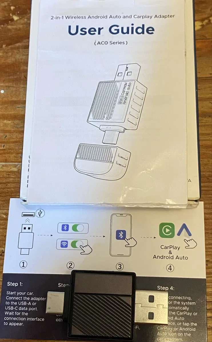 Бездротовий адаптер 2в1 для Car Play та Android Auto, 500 грн. — фото 2