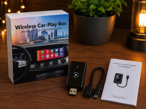 Бездротовий адаптер Wireless CarPlay для авто USB / USB-C iPhone