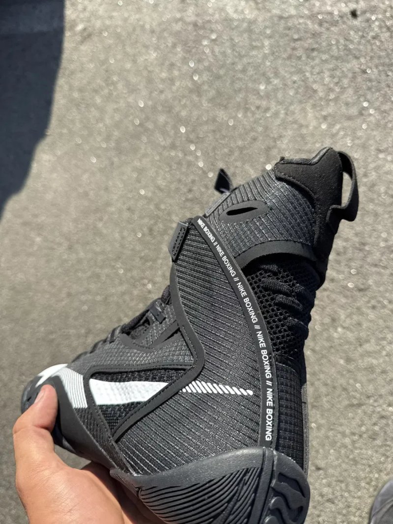 БЕЗКОШТОВНА ДОСТАВКА‼️Боксерки Nike HyperKO 2 Black (Чорно-Білі), боксерки,nike hyperko 2 , boxing shoes,оригінал,боксер,boxer,hyperko 2,боксерки, box — фото 6