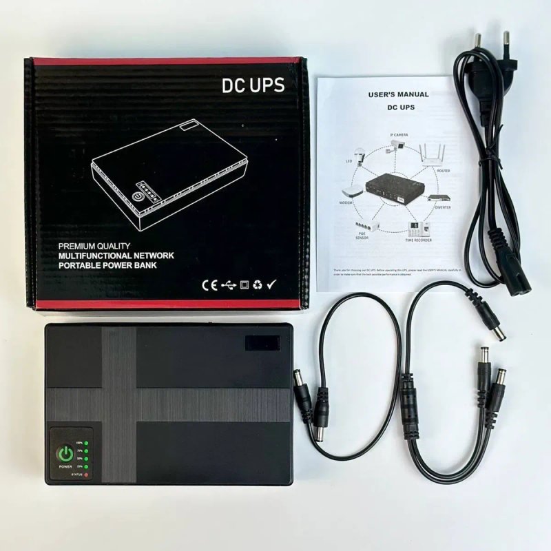 Безперебійне живлення для роутера (ДБЖ) UPS DC1018P 10400mAh 5V/9V/12V — фото 2
