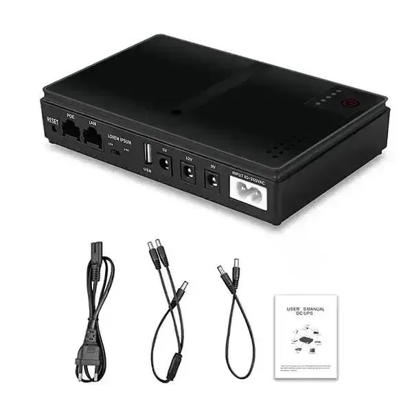 Безперебійник для роутера. 10400mah ДБЖ UPS-36W. DC1036P. Джерело безперебійного живлення для роутера. Павербанк для вай фай. ДБЖ УПС ИБП для роутера. — фото 3
