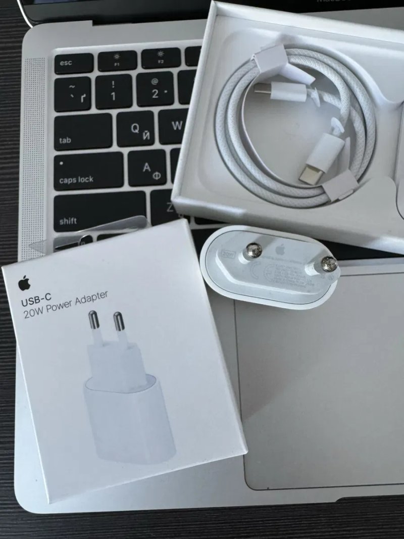 Бистрая ОРИГИНАЛ зарядка для айфон 20w блок + кабель iphone швидкісна — фото 3