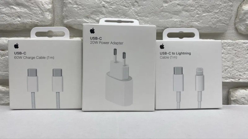 Блочок для швидкої зарядки 20W з виходом Туре С / Apple iPhone Зарядка — фото 2