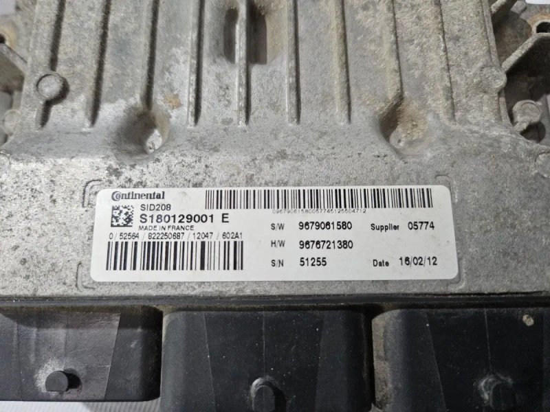 Блок керування двигуном Peugeot Boxer / Citroen Jumper / Fiat Ducato 2006-2016 9679061580 розборка шрот запчастини  967671380 Пежо Боксер / Сітроен Дж — фото 7
