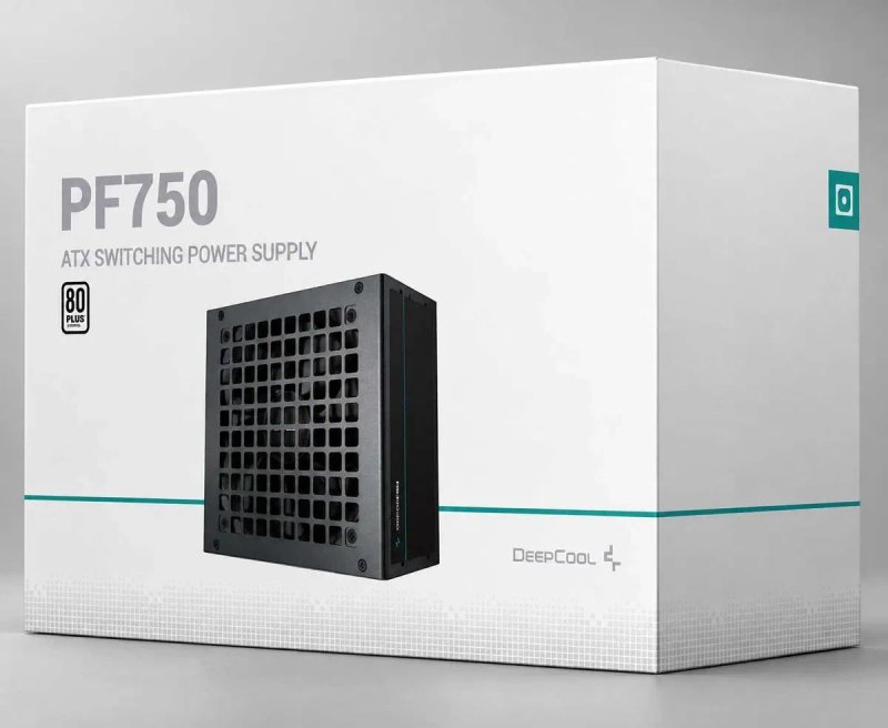 Блок живлення DeepCool PF750 750W / 80 PLUS / Active PFC / 2×CPU / 4×PCI-E — фото 3