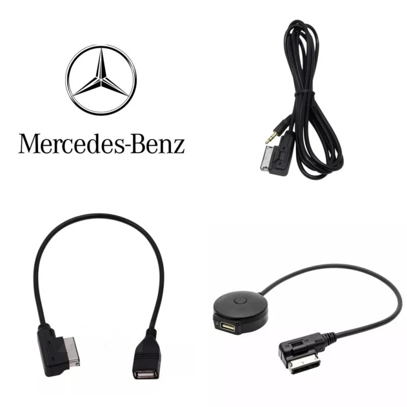 Bluetooth 5.0 USB AUX Mercedes для MMI class A B C E S GL ML CLK SLK — фото 3