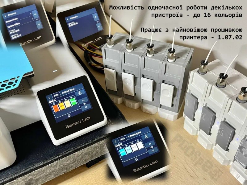BMCU 370C - DIY Bambu AMS Lite для А1, A1 mini, P1S, P1P (бамбу амс) — фото 3