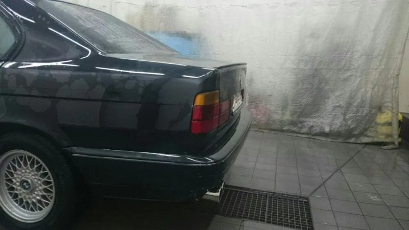 бмв e30 е34 е36 е38 е39 е46 спойлер сабля лип Bmw м спойлер накладка — фото 3