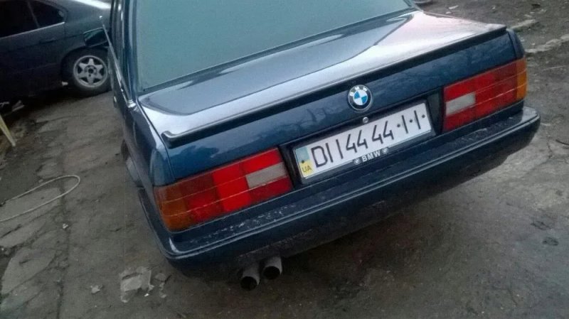 бмв e30 е34 е36 е38 е39 е46 спойлер сабля лип Bmw м спойлер накладка — фото 4