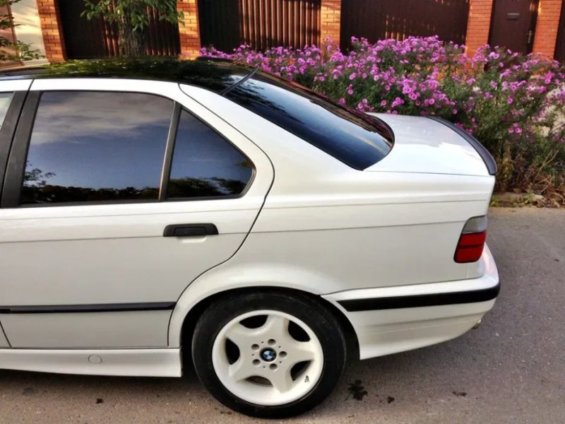 бмв e30 е34 е36 е38 е39 е46 спойлер сабля лип Bmw м спойлер накладка — фото 8