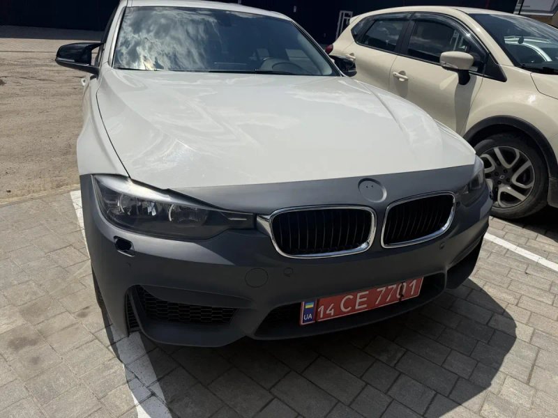 BMW 3 серія F-30/31/34 2012-2019 р Передній бампер в стилі F80 М3 — фото 4