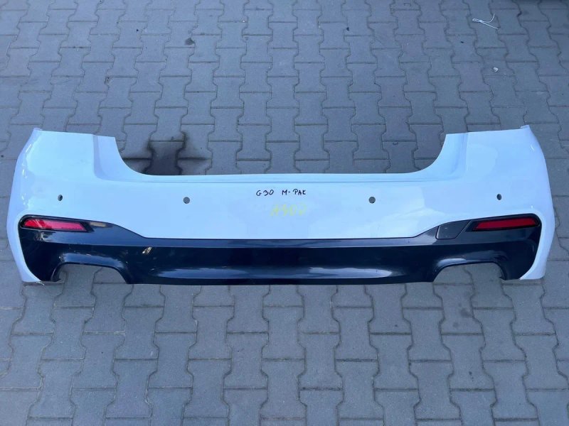 BMW 5 G30 Бампер задний в Цвет бмв М пакет рестайл дорестайл — фото 3