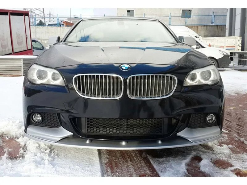BMW 5-series F10 M-Performance Накладка на передній бампер DPT Lip V-2 — фото 5