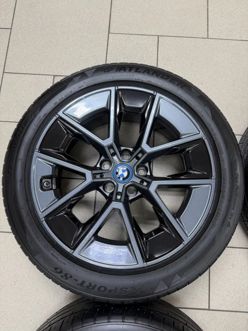 BMW i4 g26 колеса R18 диски з резиною бмв г26 854 стиль — фото 2