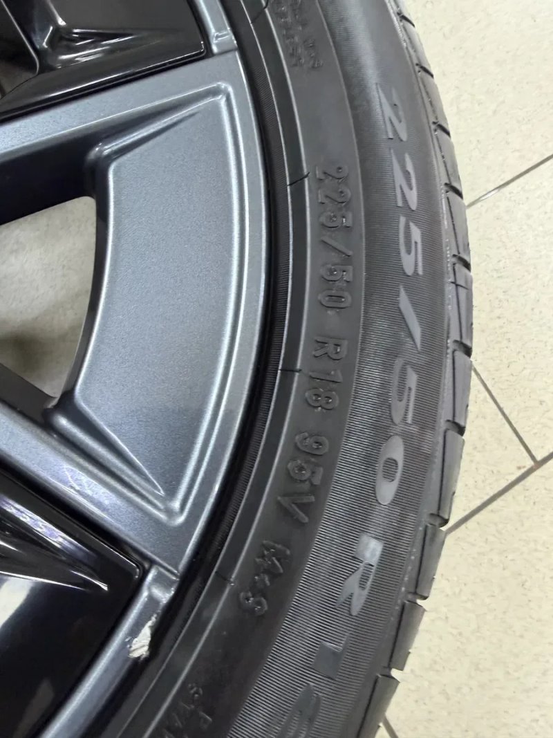 BMW i4 g26 колеса R18 диски з резиною бмв г26 854 стиль — фото 7