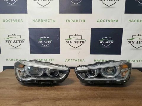 BMW X1 F48 Фари фара ліва, права USA EU full LED разборка бмв х1 ф48