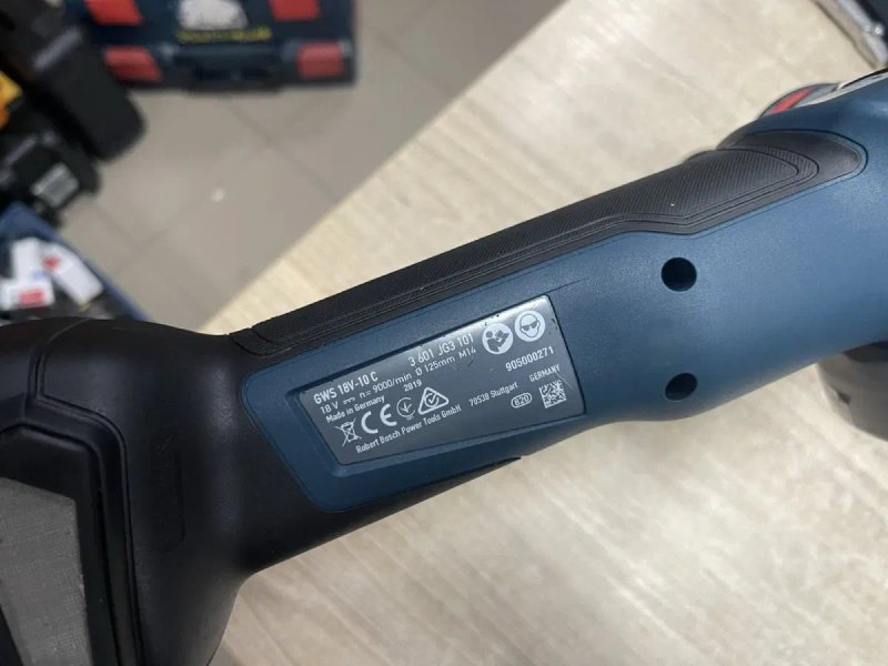 Bosch GWS 18V-10 C Professional / Акумуляторна КШМ Бош (з АКБ ProCORE 5.5Ah) — фото 5