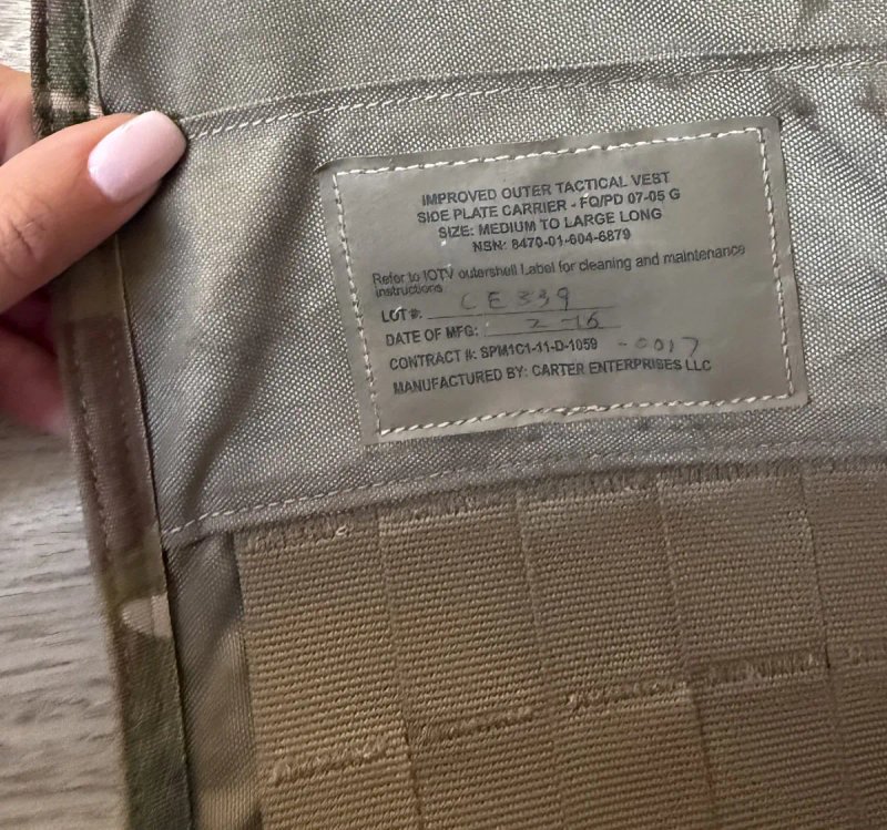 Бойовий комплект Бронежилет US Army IOTV Gen III (Multicam) + Плити + Обвіс M-Tac + Додаткові підсумки — фото 5