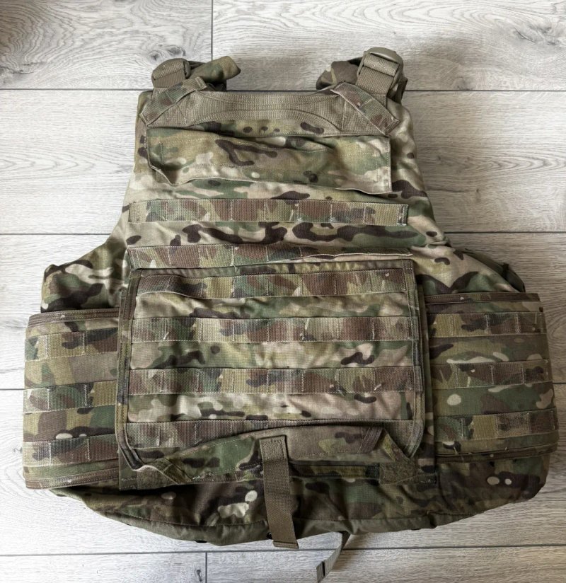 Бойовий комплект Бронежилет US Army IOTV Gen III (Multicam) + Плити + Обвіс M-Tac + Додаткові підсумки — фото 2