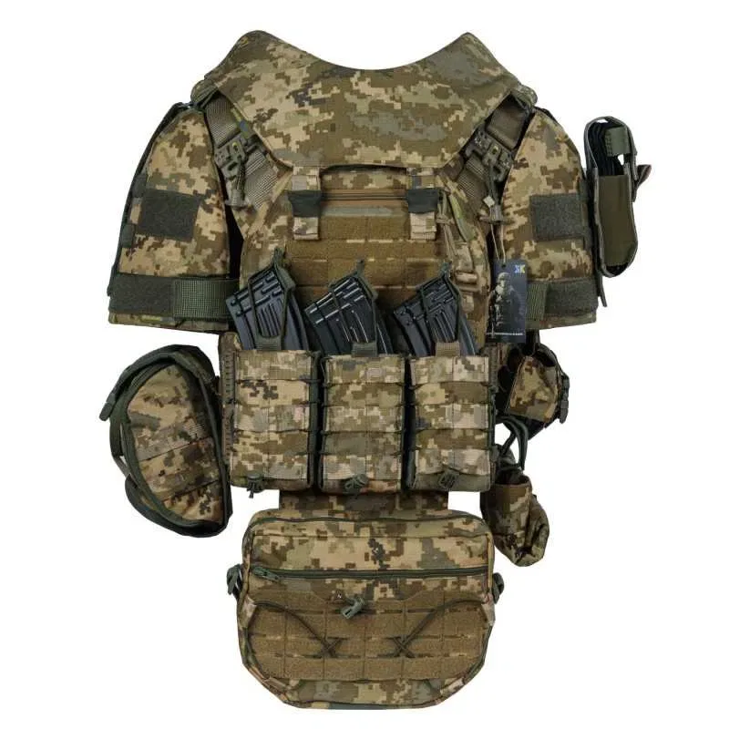 Бронежилет 6 класу Warmor gen. 3 Suit Пиксель + Балістичний захист — фото 7