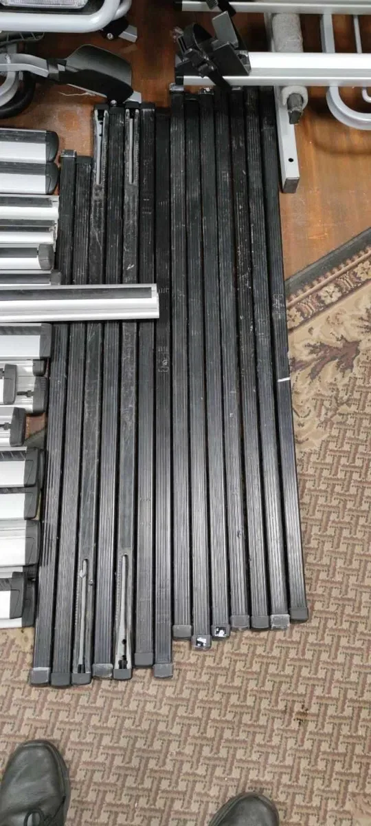 БУ Багажник палки Thule Wingbar Edge Evo Aerobar Squarebar 108 118 127 135 150 см сталеві алюмінієві каплевидні нові вживані установка прокат обмін — фото 6