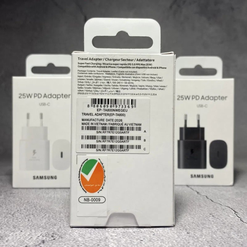 Быстрая оригинальная зарядка Samsung 25W, ГАРАНТІЯ, TA-800 Super Fast Charging — фото 2