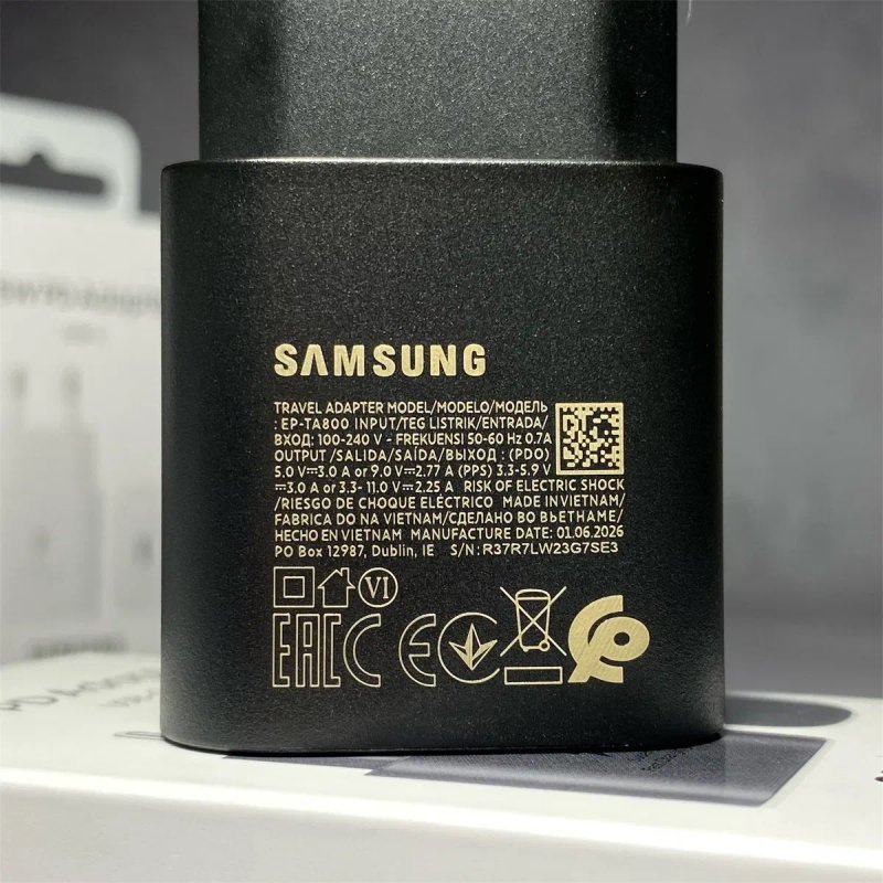 Быстрая оригинальная зарядка Samsung 25W, ГАРАНТІЯ, TA-800 Super Fast Charging — фото 5