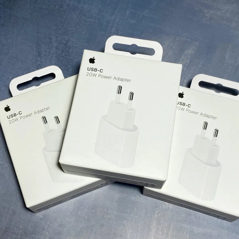Быстрая зарядка для iPhone Apple, Оригинал Type-C 20W, Швидка зарядка блок Айфон