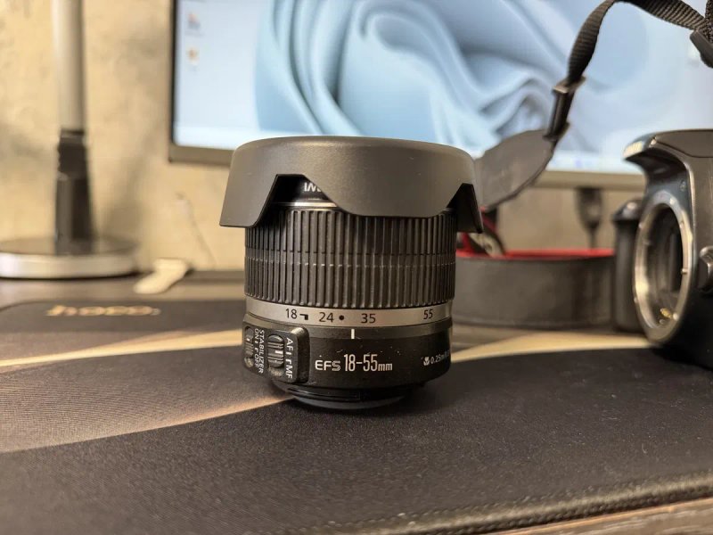 Canon EOS 1100D • Фотоаппарат • EF-S 18-55mm IS • 3 аккумулятора • Батарейный блок • Идеал — фото 5