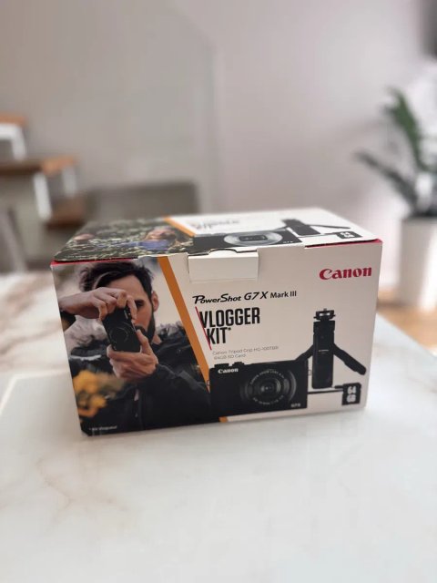 Canon Powershot G7 X Mark III Black VLogger Kit