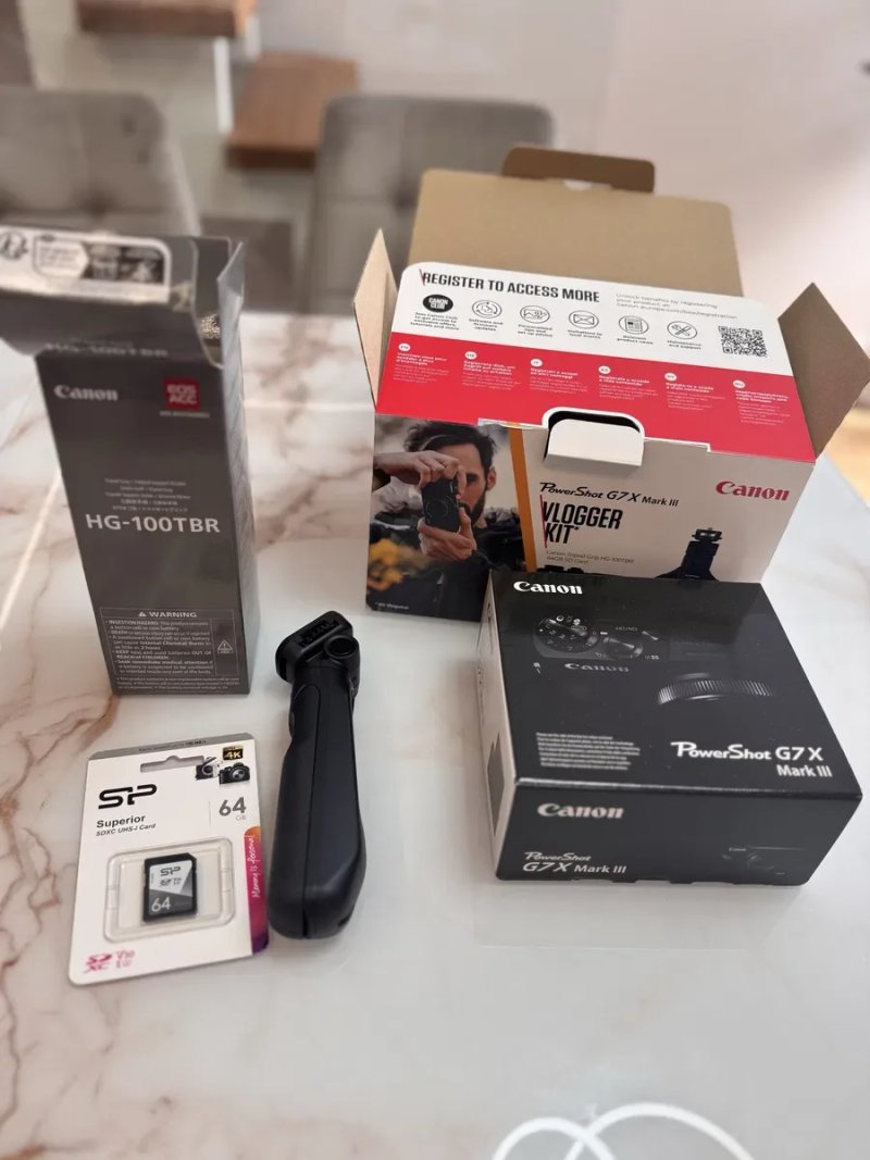 Canon Powershot G7 X Mark III Black VLogger Kit — фото 4