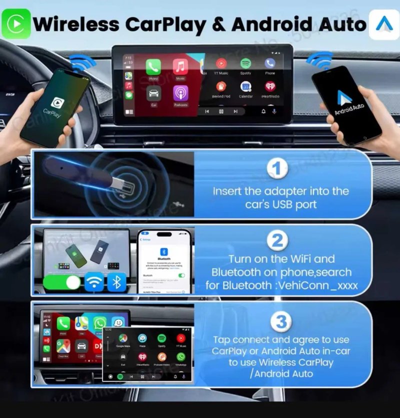 Carlinkit Mini Ultra 2025 - Адаптер беспроводного CarPlay/Android Auto — фото 6