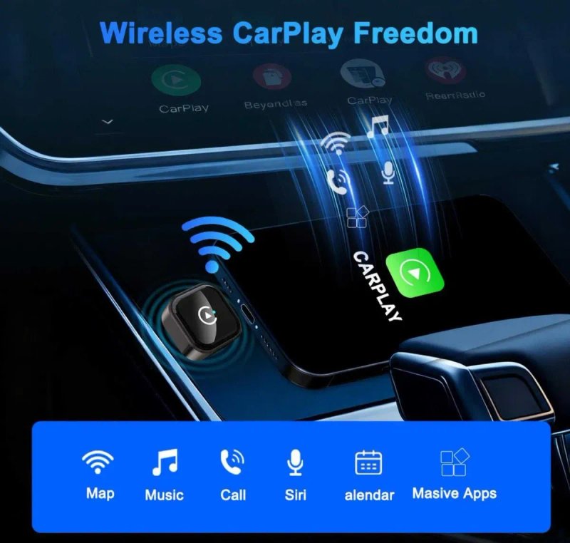 Carlinkit Mini Ultra 5 2AIR - Адаптер беспроводного CarPlay/Android — фото 3