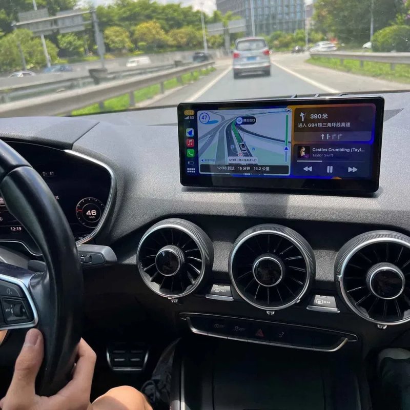 CarpodGo T3 Pro Топовий портативний бездротовий Carplay Android Авто 8.9 дюймів IPS 1920x720 — фото 2