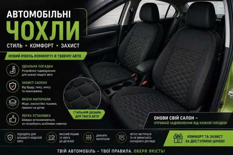 Чехлы Авточехлы Чохли Chevrolet Kia Citroen Nissan Volkswagen Opel — фото 3