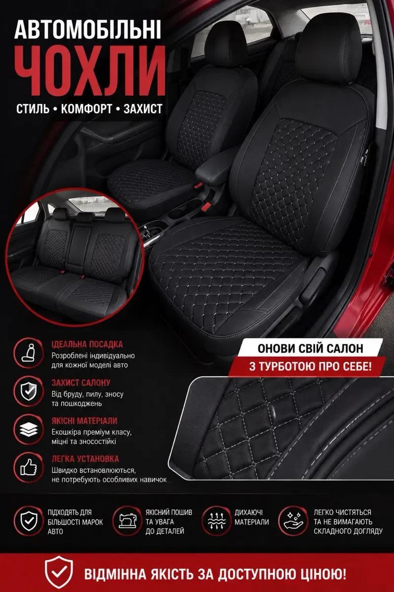 Чехлы авточехлы Чохли Citroen Suzuki Audi Renault Ford Kia Toyota — фото 3