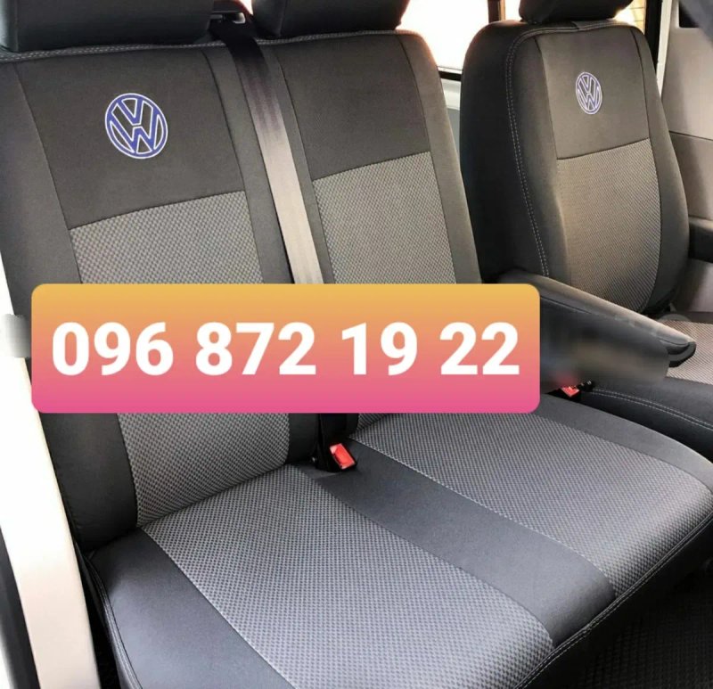Чехлы Чохли авточохли Volkswagen T4 T5  T6 Caravella Transporter — фото 2