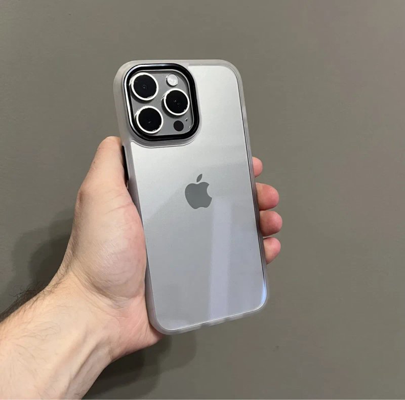 Чехол iPhone 15 Pro Max White, 16 Pro, 14 Pro Max, 16 Pro Max, 17 Pro Max White, белый, прозрачный — фото 8