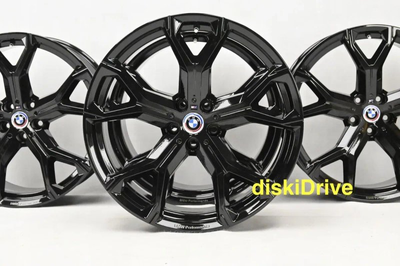 черные диски 741M стиль R20 21 22 на BMW X5 g05 X6 g06 X7 g07 X5M X6M X7M X3 g01 g45 X4 g02 X2 u10 X1 u11 так же на X5 f15 X6 f16 — фото 3