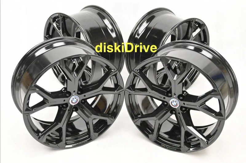 черные диски 741M стиль R20 21 22 на BMW X5 g05 X6 g06 X7 g07 X5M X6M X7M X3 g01 g45 X4 g02 X2 u10 X1 u11 так же на X5 f15 X6 f16 — фото 4