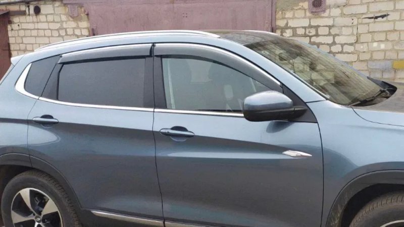 Chery Tiggo(06-12) Tiggo 7 PRO (20-22) Дефлекторы дверей, ветровики c — фото 4