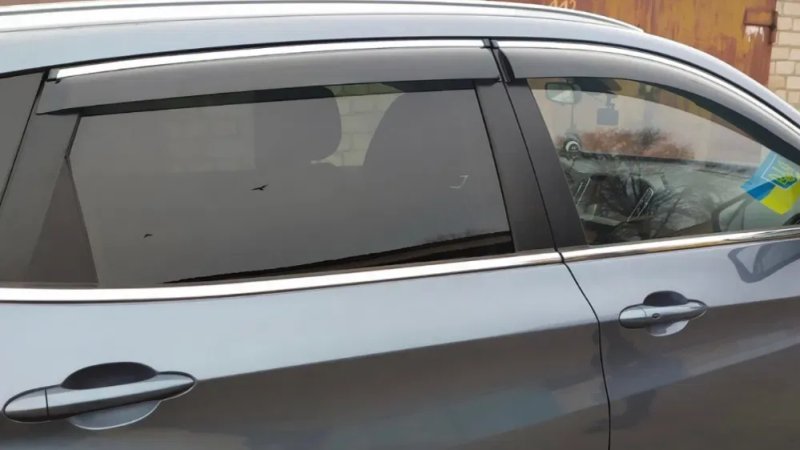 Chery Tiggo(06-12) Tiggo 7 PRO (20-22) Дефлекторы дверей, ветровики c — фото 6