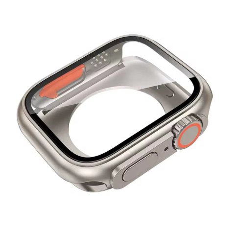 Чохол бампер із загартованим склом для Apple Watch на всі серії чехол