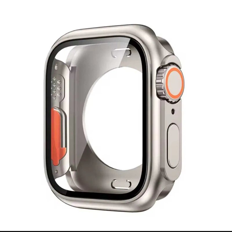 Чохол бампер із загартованим склом для Apple Watch на всі серії чехол — фото 3