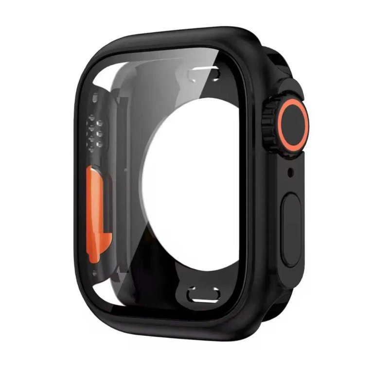Чохол бампер із загартованим склом для Apple Watch на всі серії чехол — фото 4
