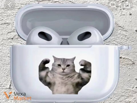 Чохол для AirPods Pro 3 з принтом кота