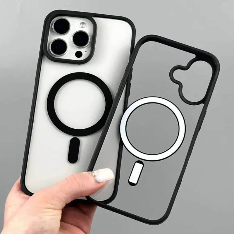 Чохол для iPhone 18/17/16/15 | Прозорий дизайн з MagSafe та кольоровими боками | НОВІ | ВЕЛИКА НАЯВНІСТЬ ! — фото 5